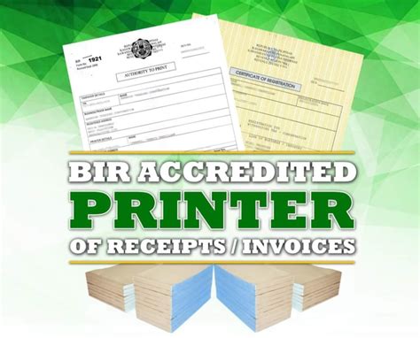 bir accredited printing press|List of Accredited Printers of Receipts/Invoices.